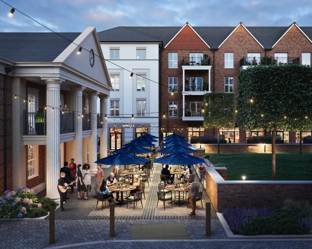 Hartland Village Fleet Village Centre Restaurant Courtyard