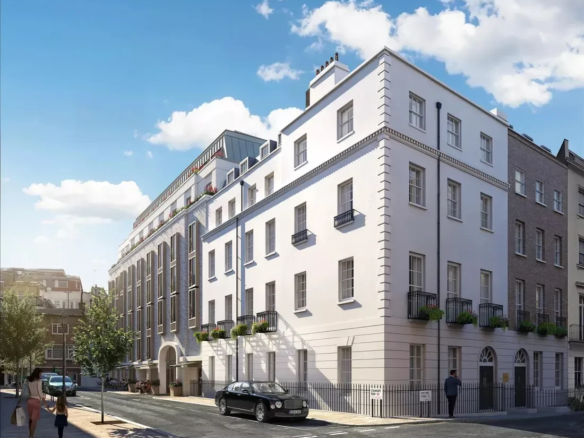 Hertford Street Residences Mayfair Cgi Corner Elevation Shepherd Market Luxury Apartments W1j