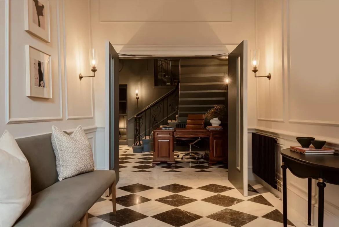 Hertford Street Residences Mayfair Marble Floor Entrance Hall Concierge Lobby W1j 7se