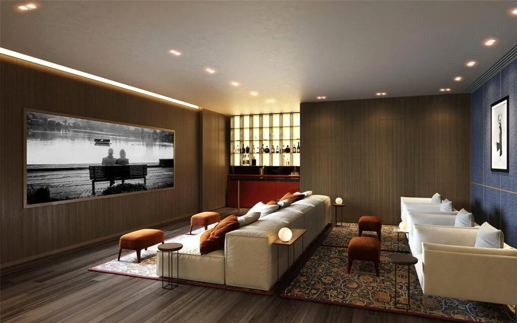 Holland Park Gate Kensington High St London Cinema Room