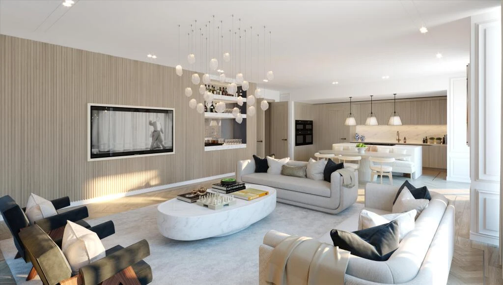 Holland Park Gate Kensington High St London Open Plan Living