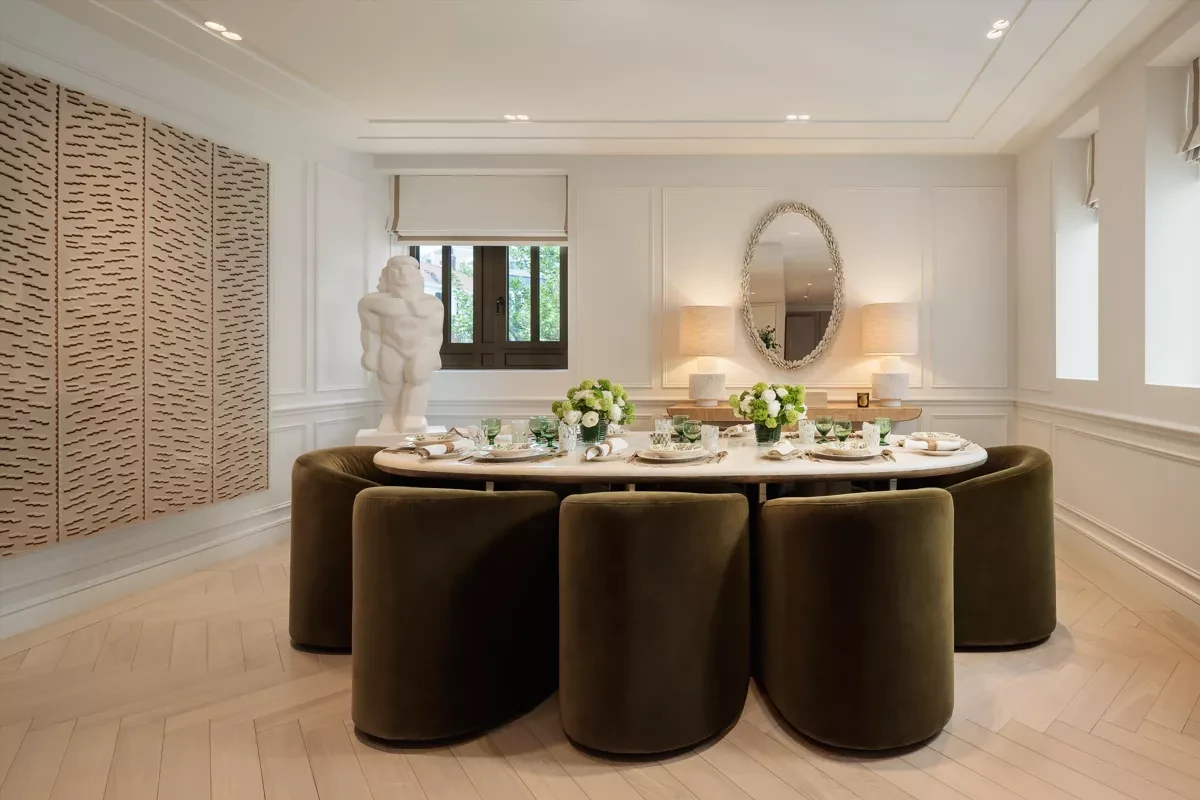 Holland Park Gate Kensington London Dining Room Luxury