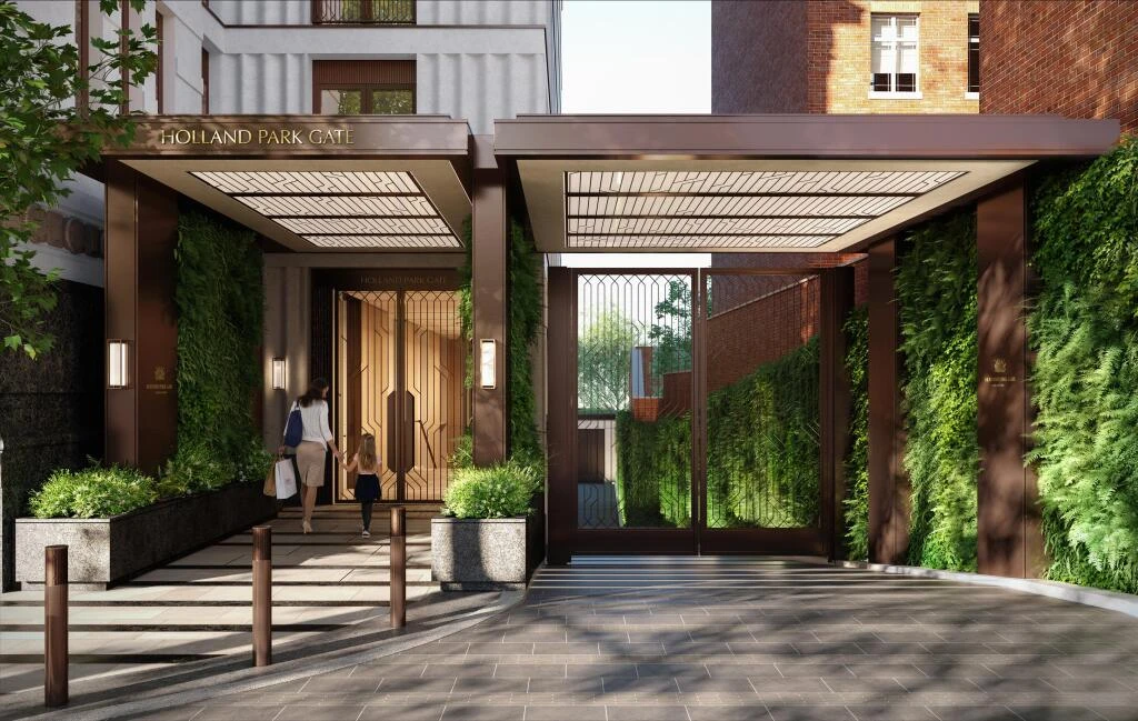 Holland Park Gate Kensington London Entrance Gate