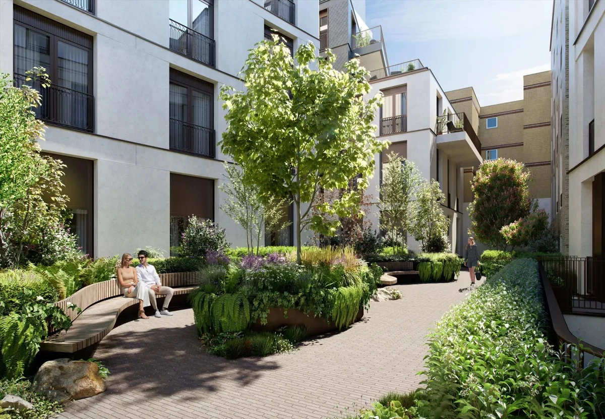 Holland Park Gate Kensington London Landscaped Garden