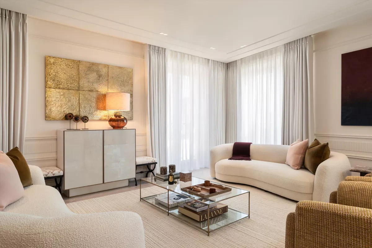 Holland Park Gate Kensington London Living Room Modern