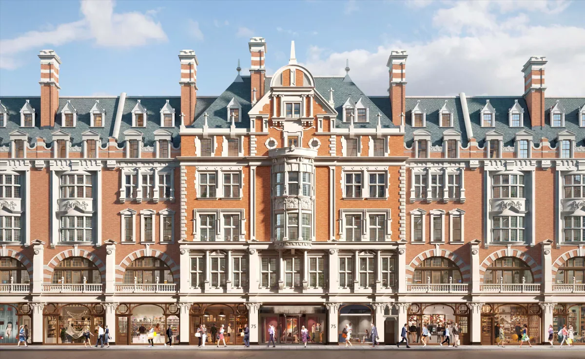 Knightsbridge Gate 75 Knightsbridge Development Render London Sw1x