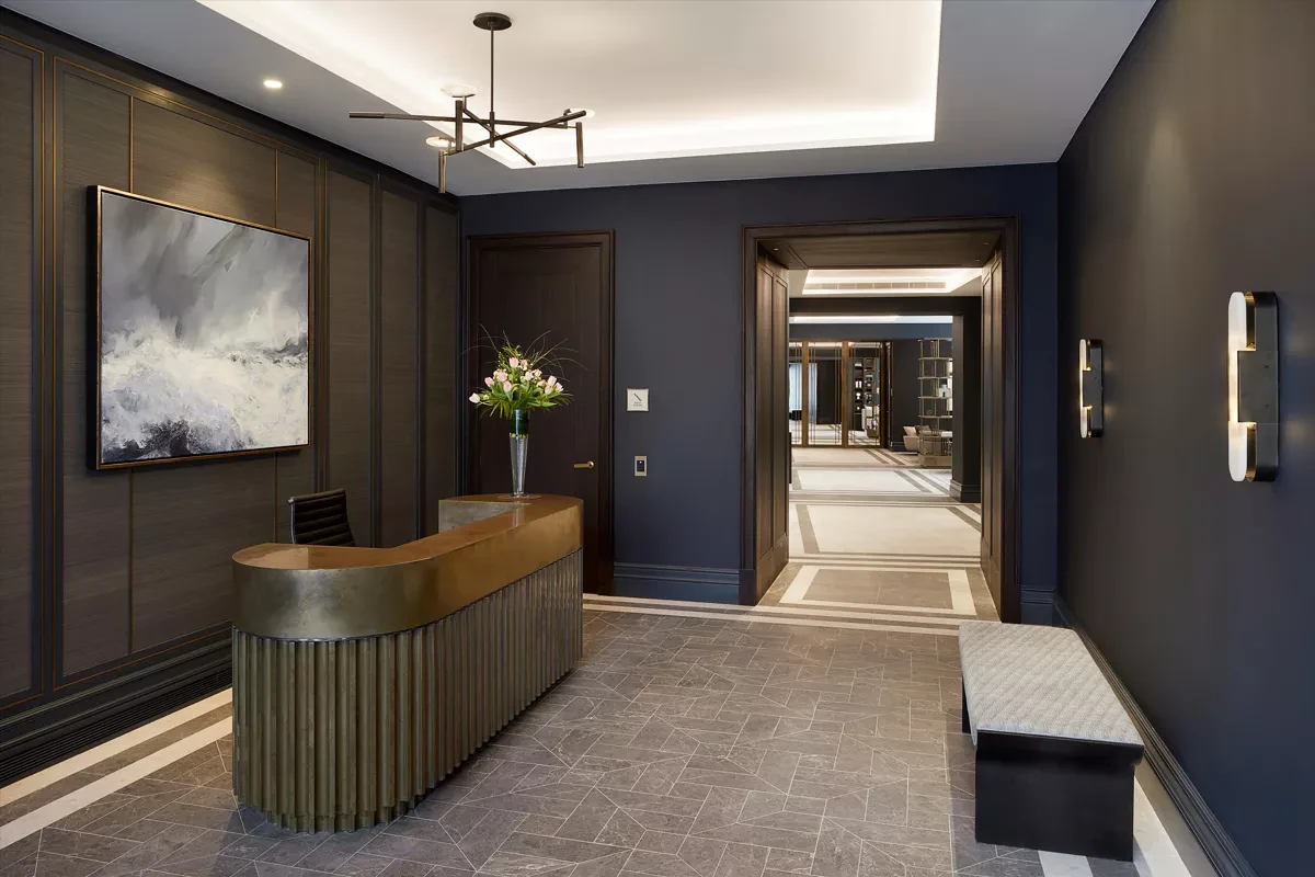 Knightsbridge Gate London Concierge Lobby 24 Hour Security