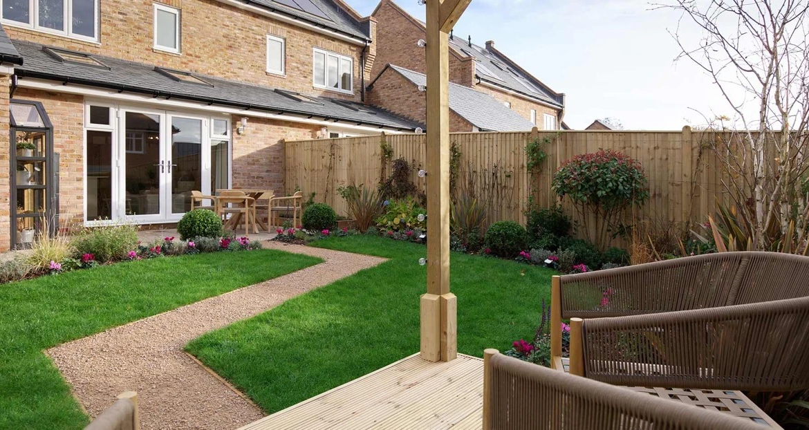Leighwood Fields Cranleigh Private Garden Patio