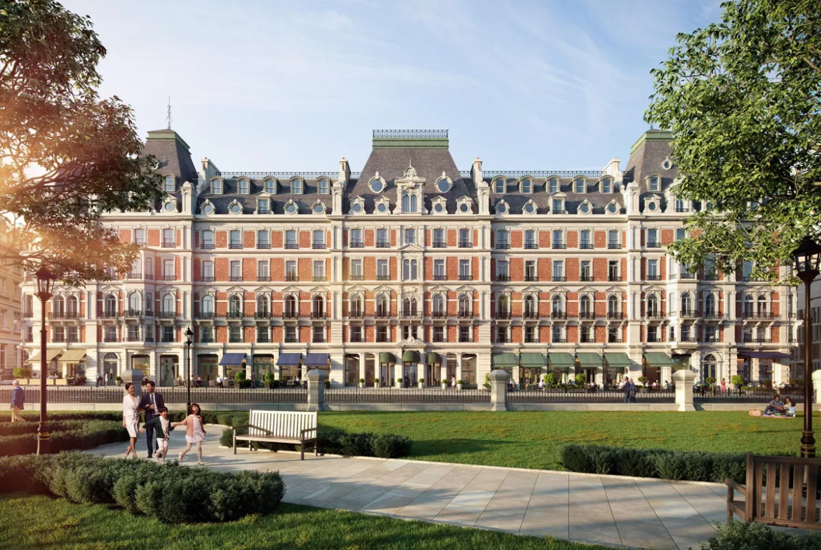 London Belgravia 4 Bedroom Apartment Building Park View