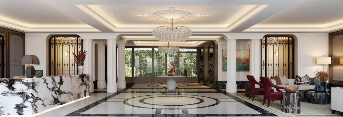 London Belgravia 4 Bedroom Apartment Lobby