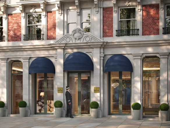 London Belgravia Eaton Lane Building Entrance Concierge