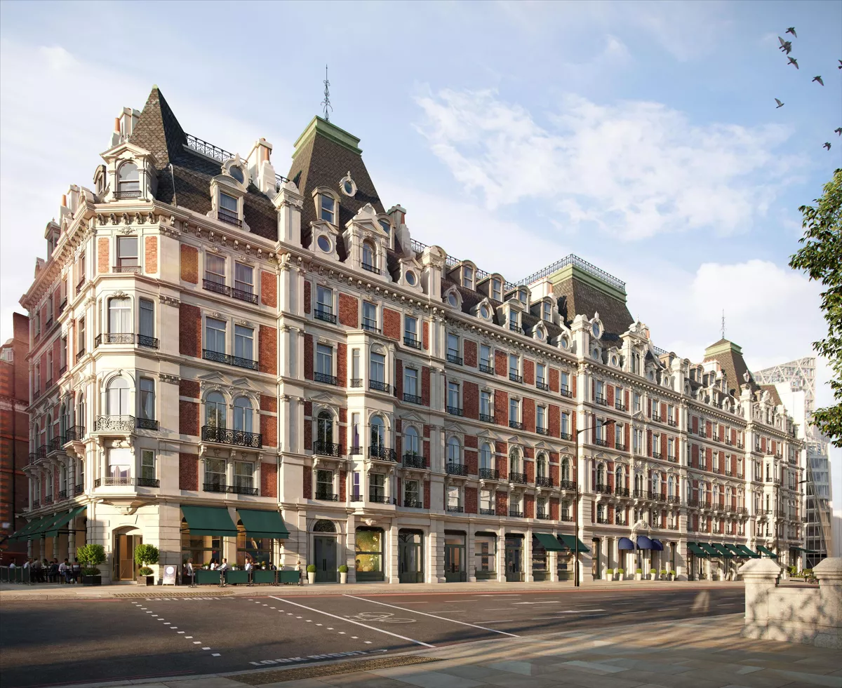 London Belgravia Eaton Lane Building Exterior Street