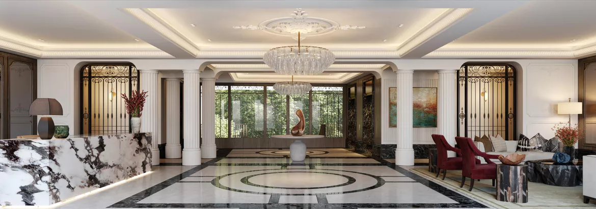 London Belgravia Eaton Lane Lobby Grand Entrance