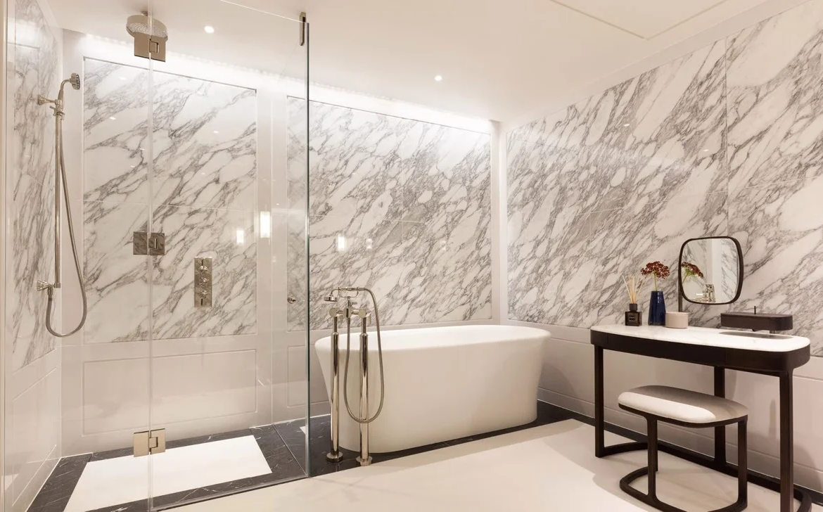 London Chelsea Barracks Apartment Bathroom