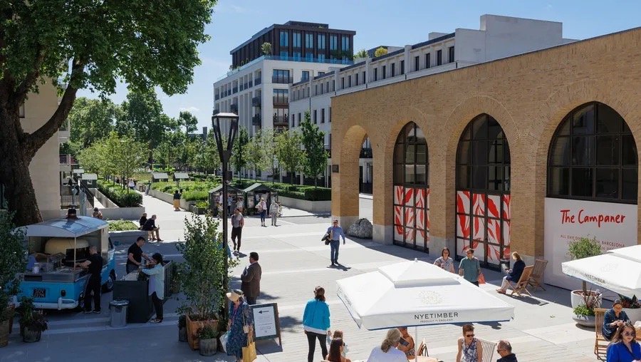 London Chelsea Barracks Community Square Day