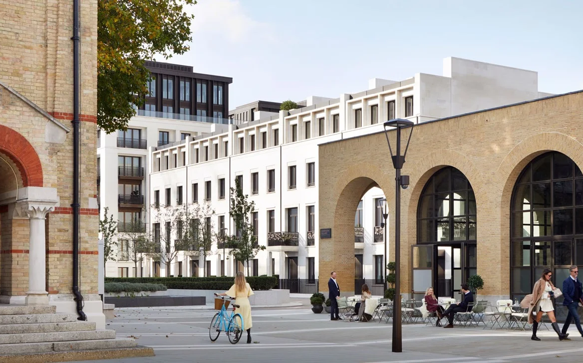 London Chelsea Barracks Development Exterior Square