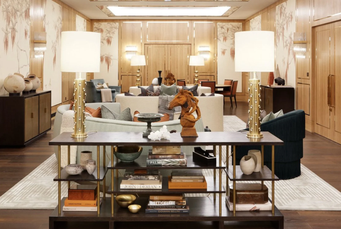 London Chelsea Barracks Formal Living Room Bespoke Furniture