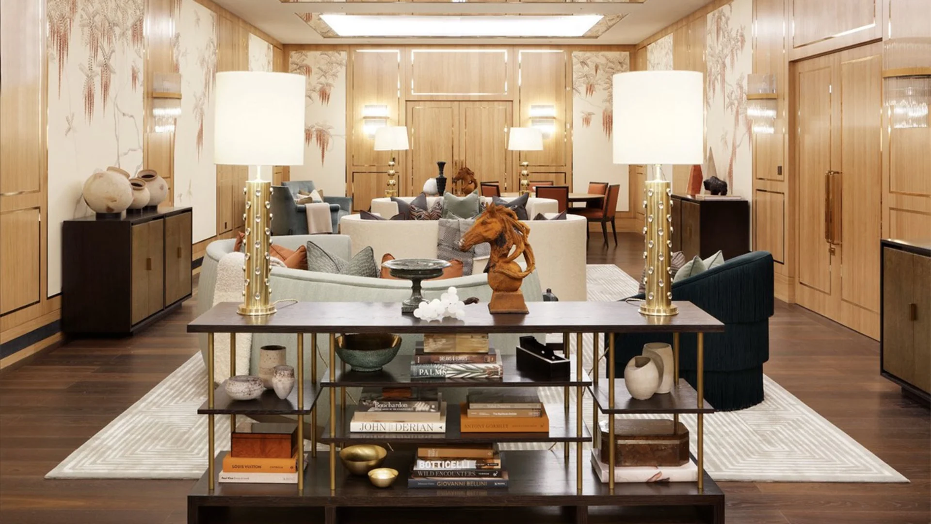 London Chelsea Barracks Formal Living Room Bespoke Furniture