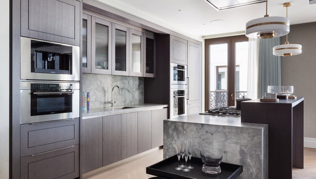 London Chelsea Barracks Kitchen Marble Modern
