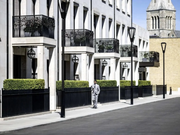 London Chelsea Barracks Landscaped Gardens Belgravia