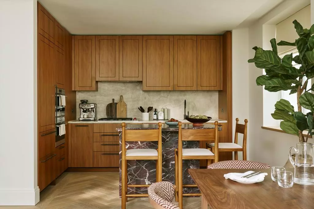 London Chelsea Barracks Luxury Kitchen Marble Finish