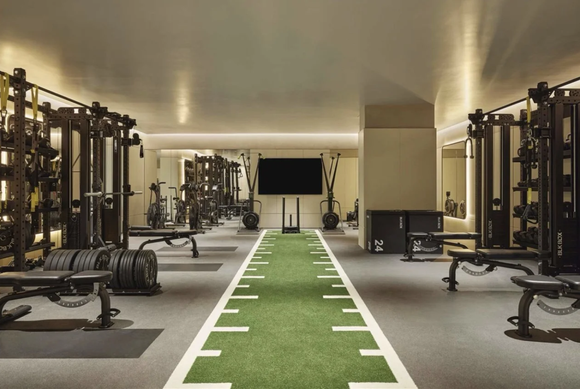 London Chelsea Barracks Residents Gym Facility