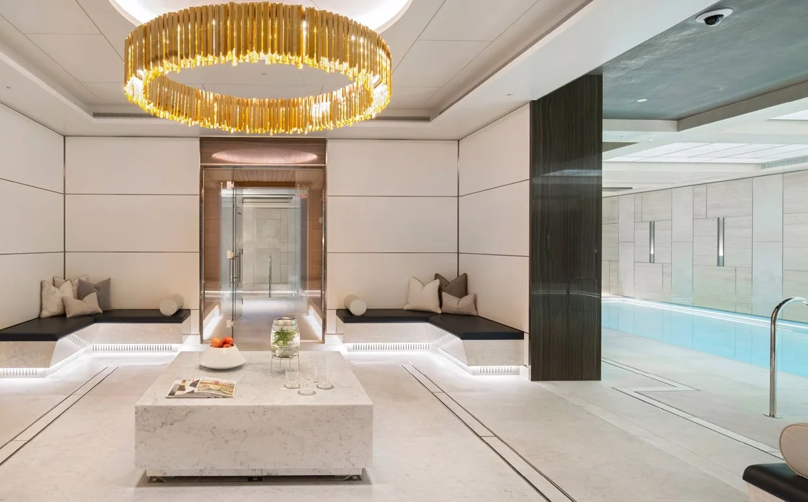 London Chelsea Barracks Spa Pool Lounge