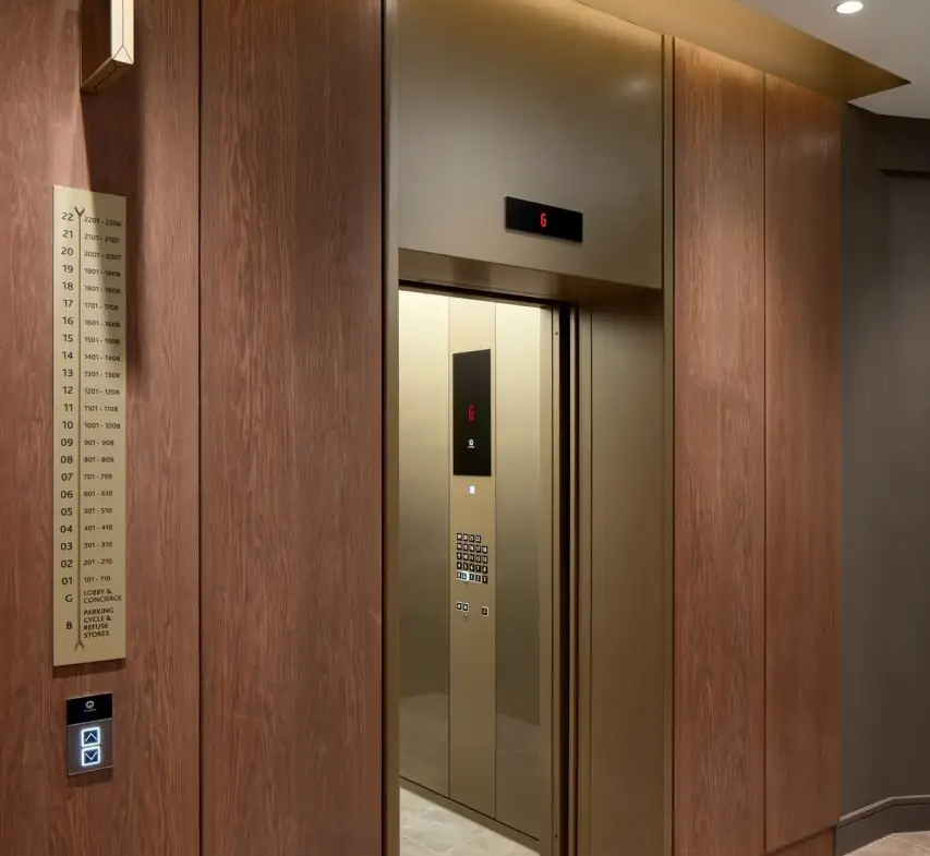 London Square Nine Elms Lift Elevator Interior
