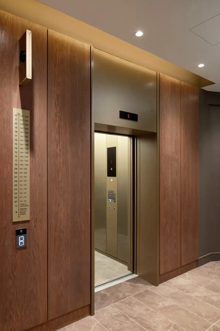 London Square Nine Elms Lift Elevator Interior