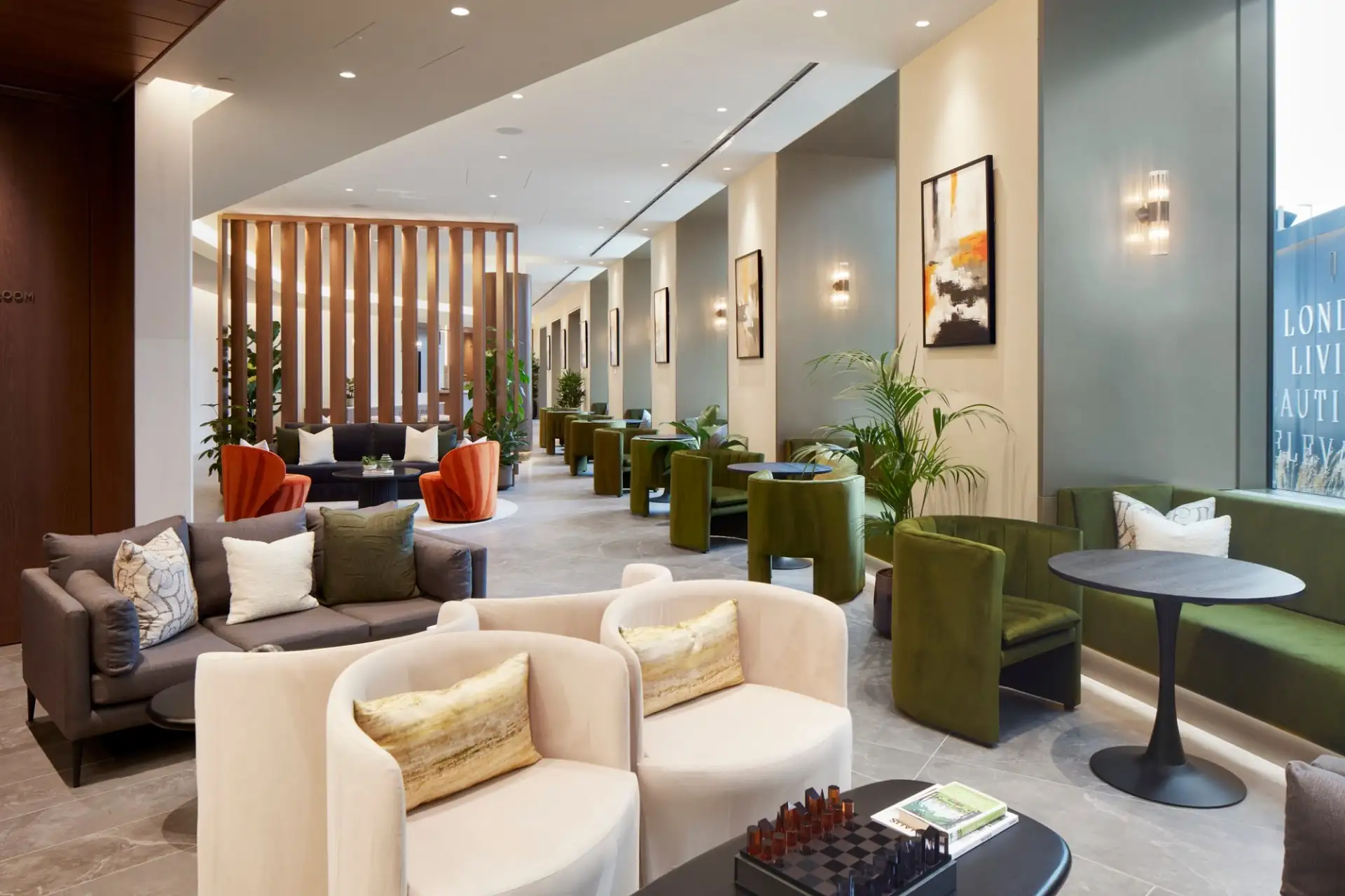 London Square Nine Elms Residents Lounge Modern Design