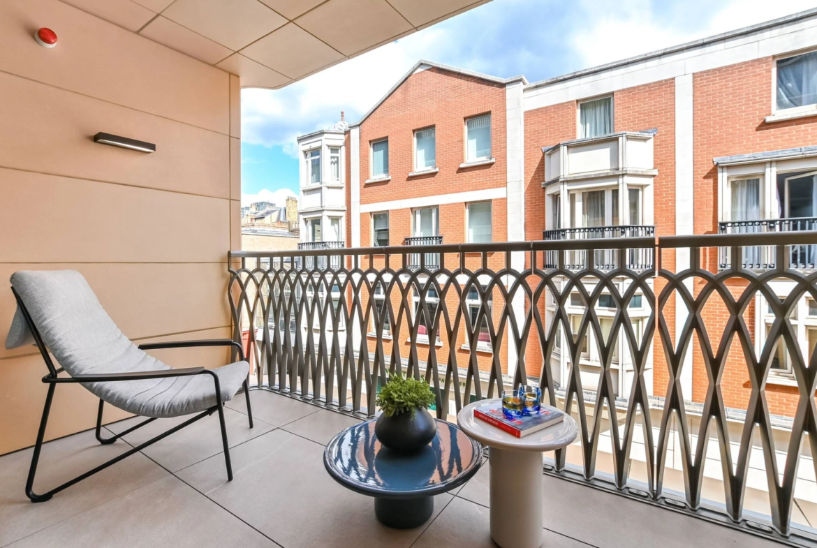 Marylebone Square London Build Balcony View