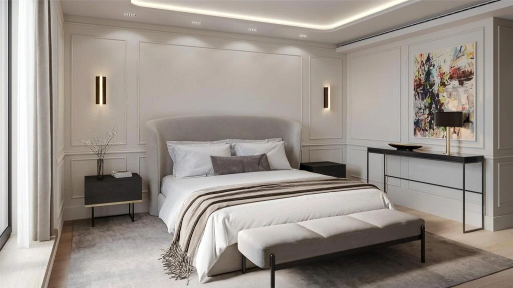 Marylebone Square London Build Bedroom