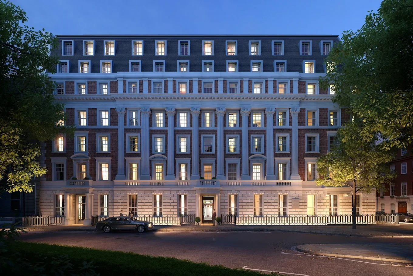 No1 Grosvenor Square Mayfair Exterior View