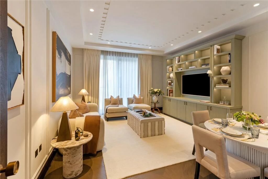 No1 Grosvenor Square Mayfair Open Plan Reception Dining Room