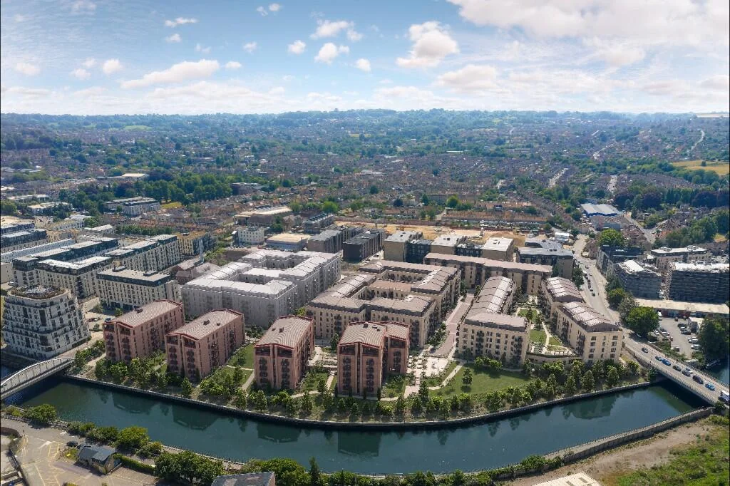 One Waterside Bath Aerial Development Riverside Masterplan