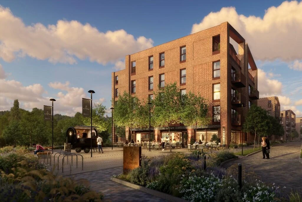 One Waterside Bath Courtyard Cafe Exterior