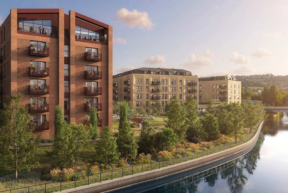 One Waterside Bath Riverfront Buildings Sunset View