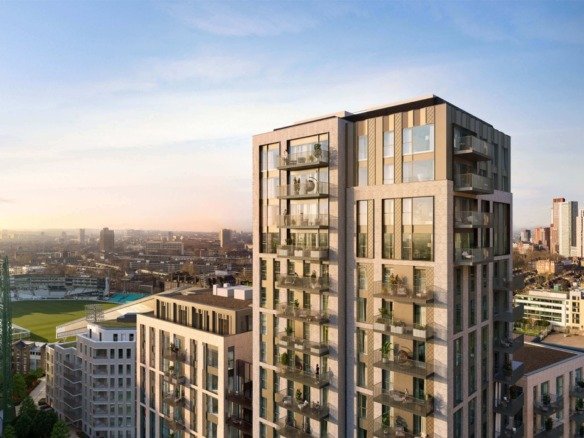 Oval Village London modern apartments with skyline views, contemporary architecture and central location