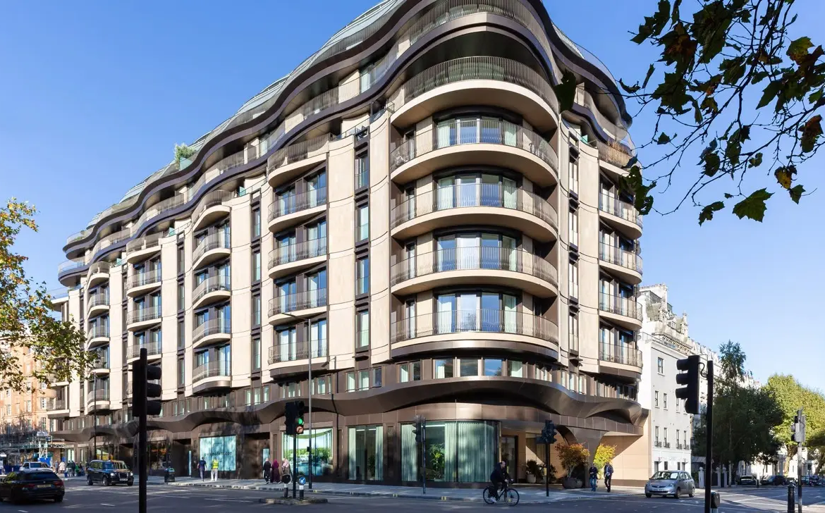 Park Modern 123 Bayswater Road Building Exterior Curved Facade London W2