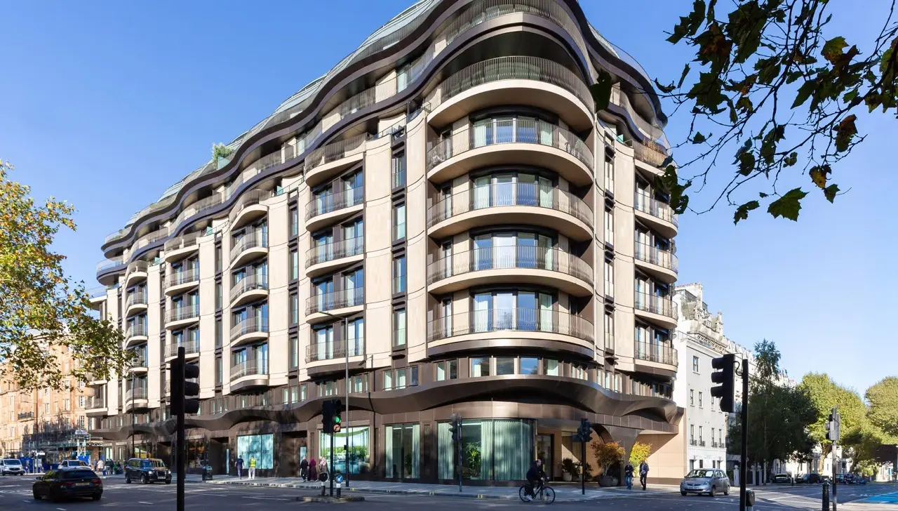 Park Modern 123 Bayswater Road Building Exterior Curved Facade London W2