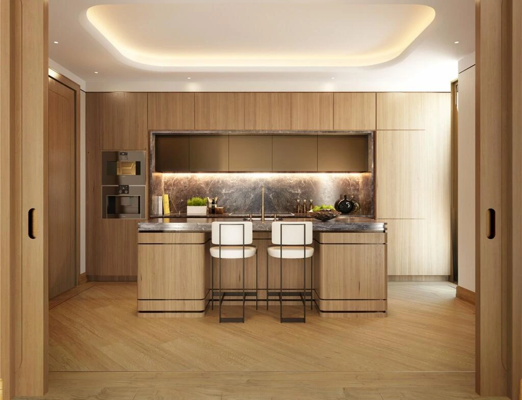 Park Modern Bespoke Kitchen With Gaggenau Appliances London W2