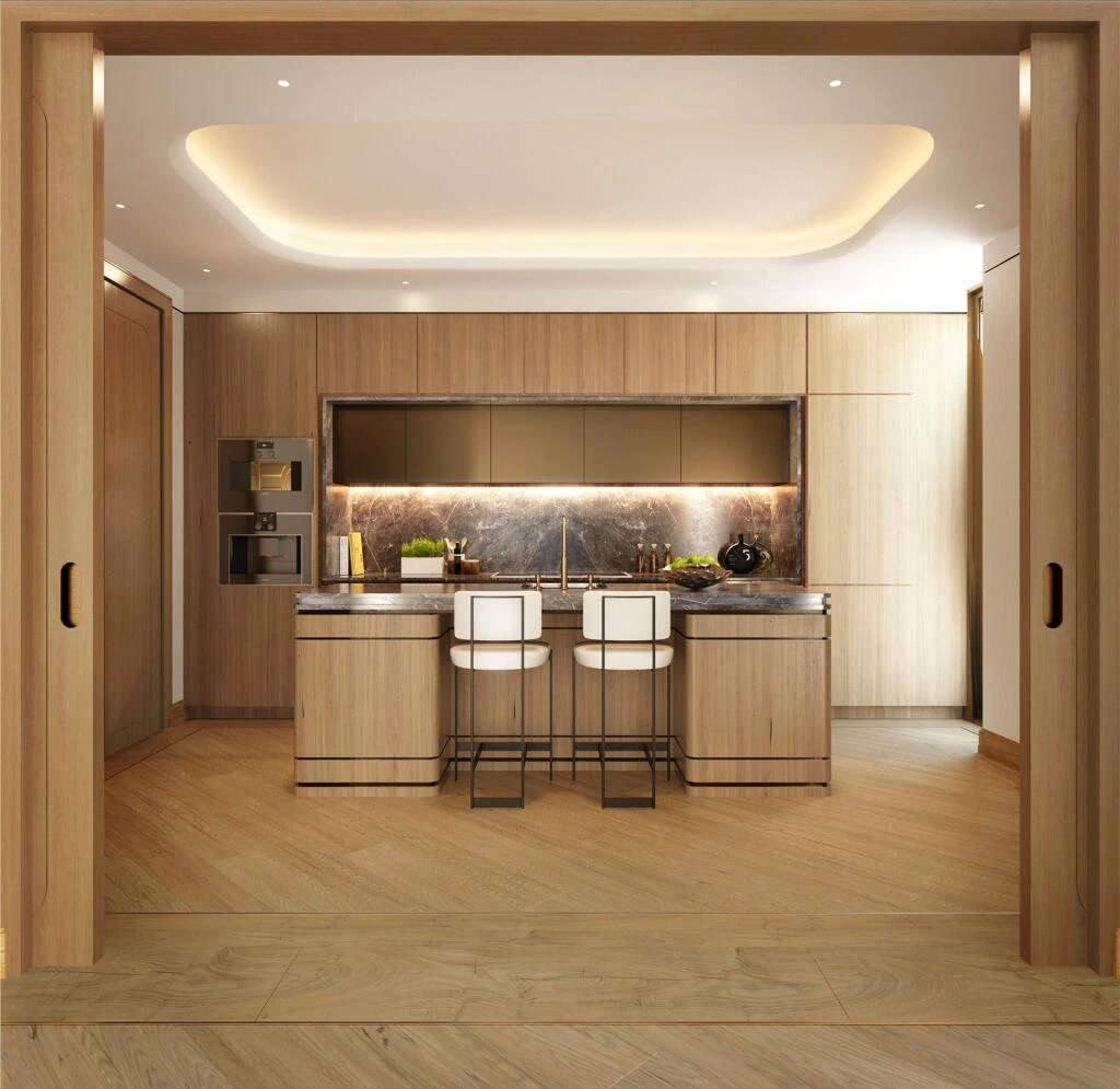 Park Modern Bespoke Kitchen With Gaggenau Appliances London W2