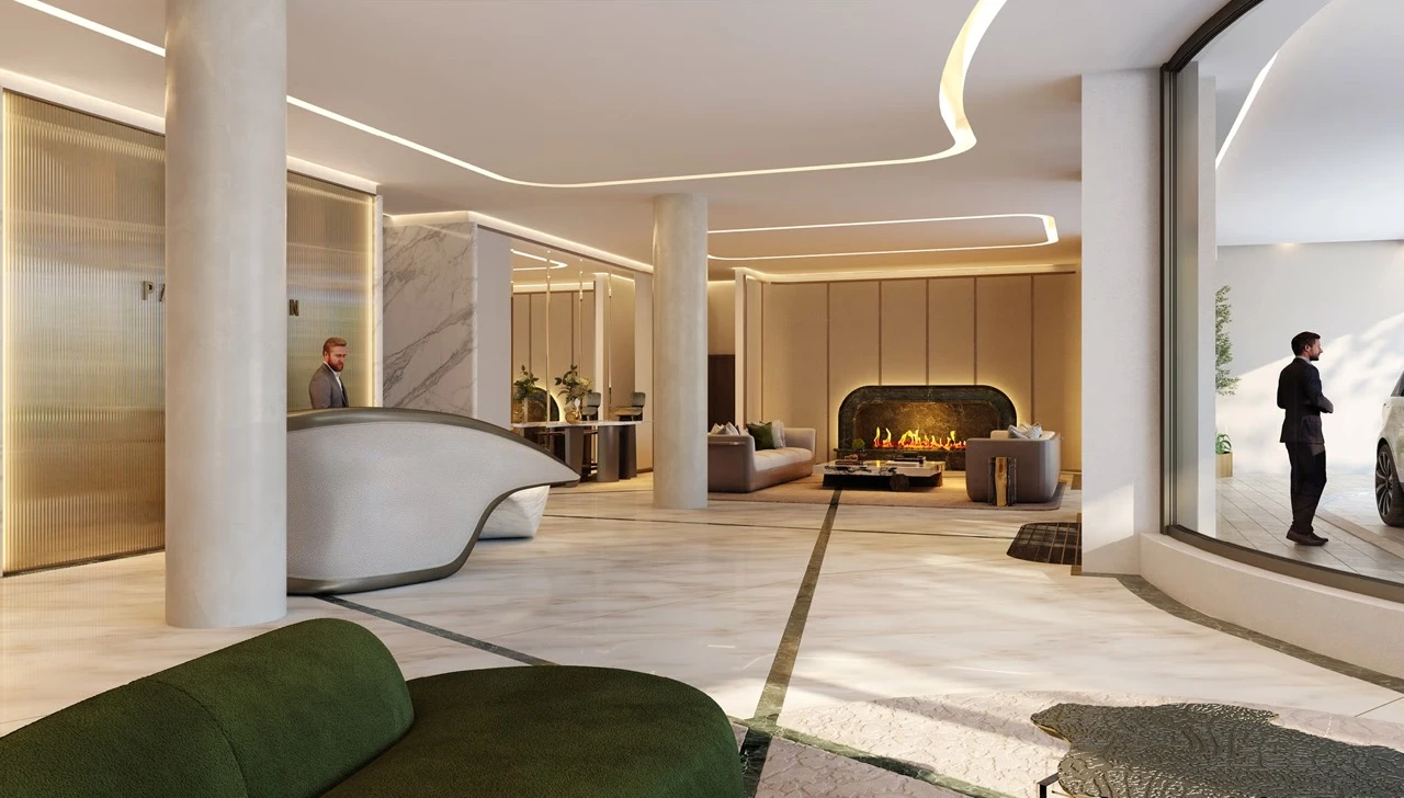 Park Modern Entrance Concierge Park London