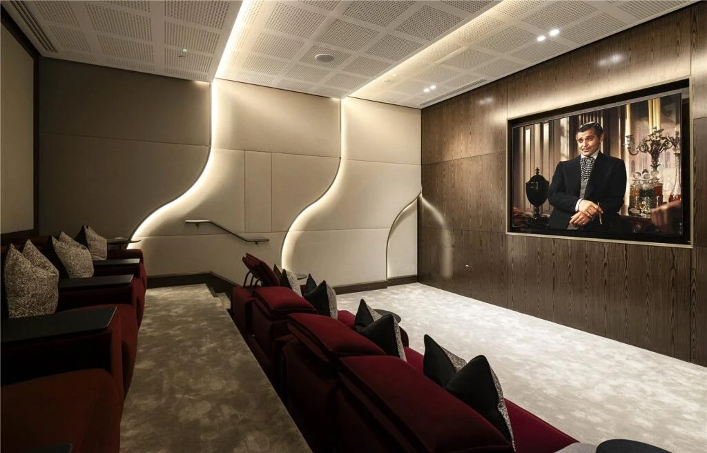 Park Modern Private Cinema Screening Room Luxury Seating