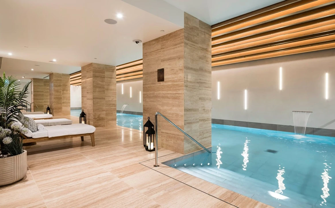 Park Modern Residents Spa Indoor Swimming Pool London