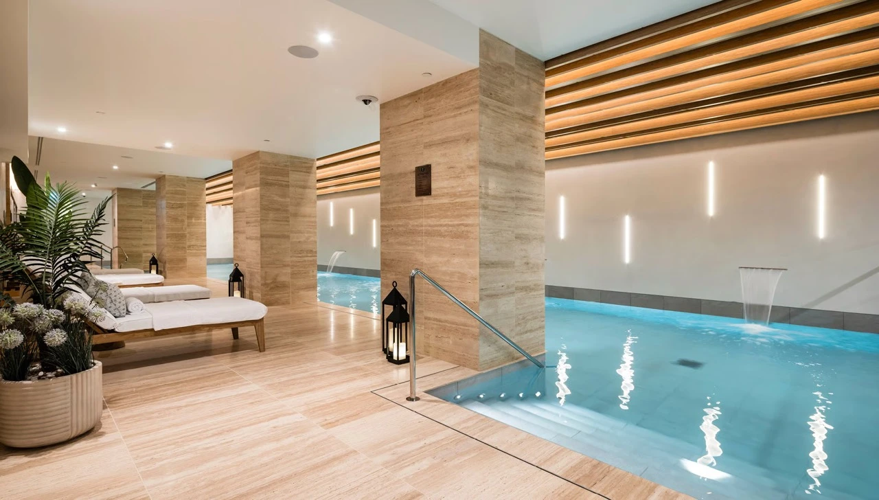 Park Modern Residents Spa Indoor Swimming Pool London