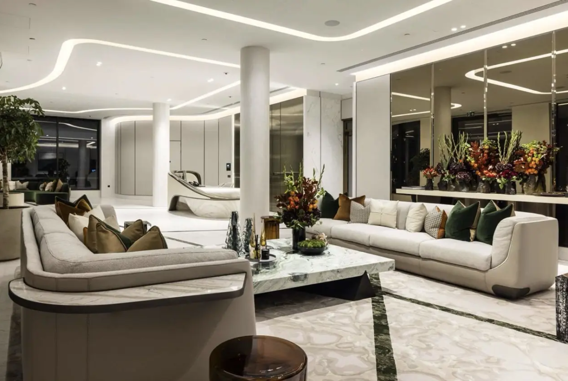 Park Modern Three Bedroom Apartment Terrace Plan Bayswater London