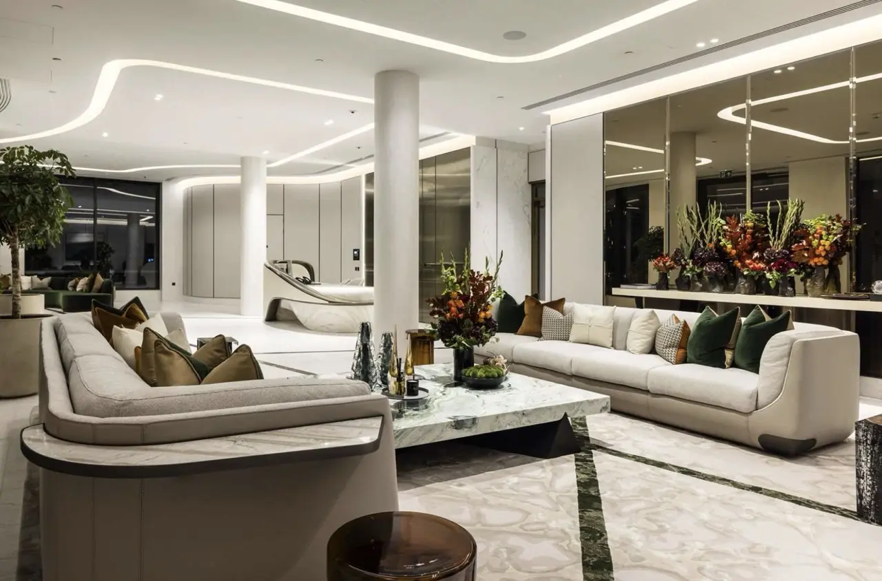 Park Modern Three Bedroom Apartment Terrace Plan Bayswater London