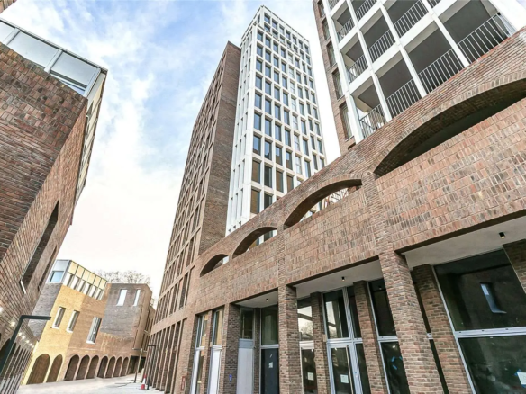 Parkhaus Hackney Downs E5 Exterior Brick Warehouse Arched Entrance Downs Road