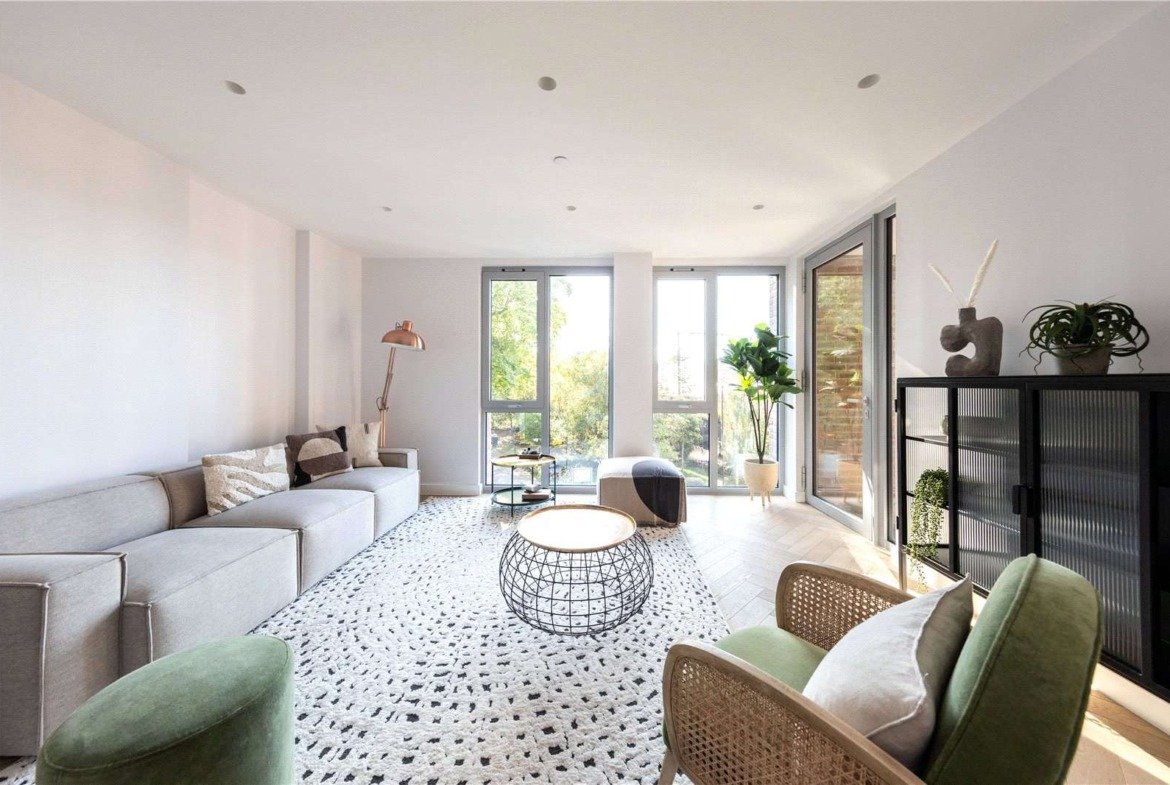 Parkhaus London E5 Hackney Living Room Bi Fold Doors Private Terrace